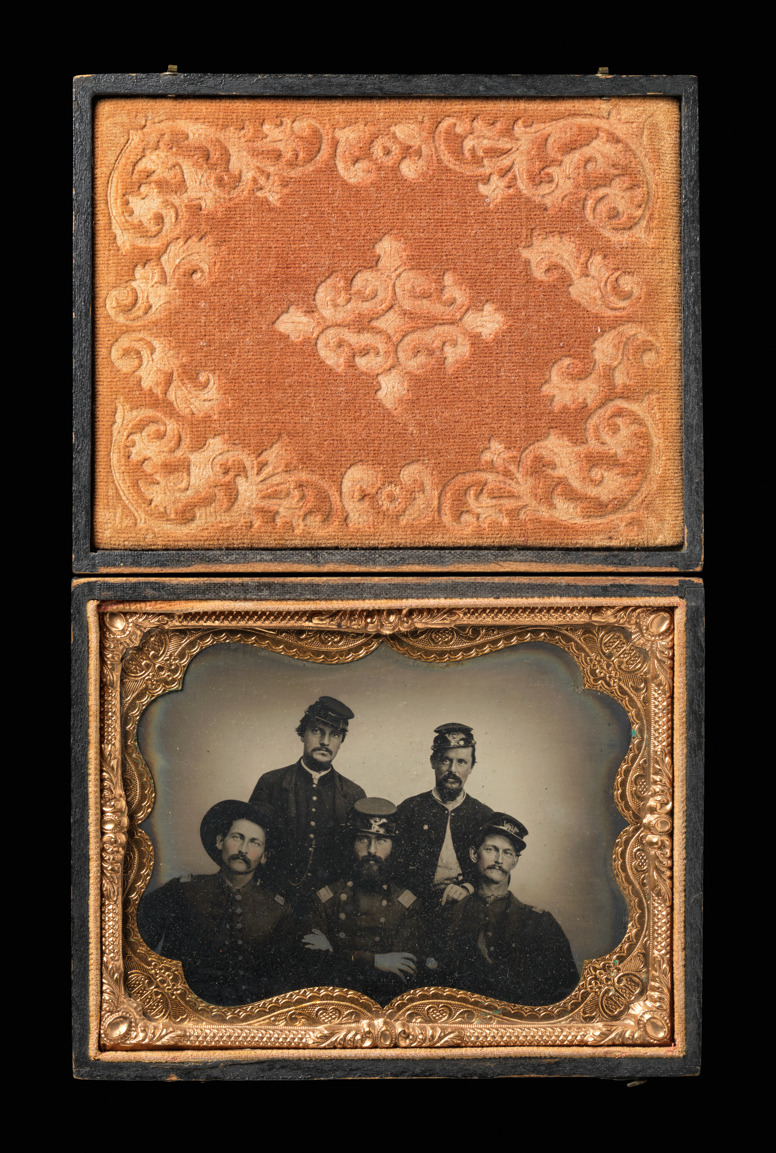 [Five Union Civil War Soldiers in Studio]