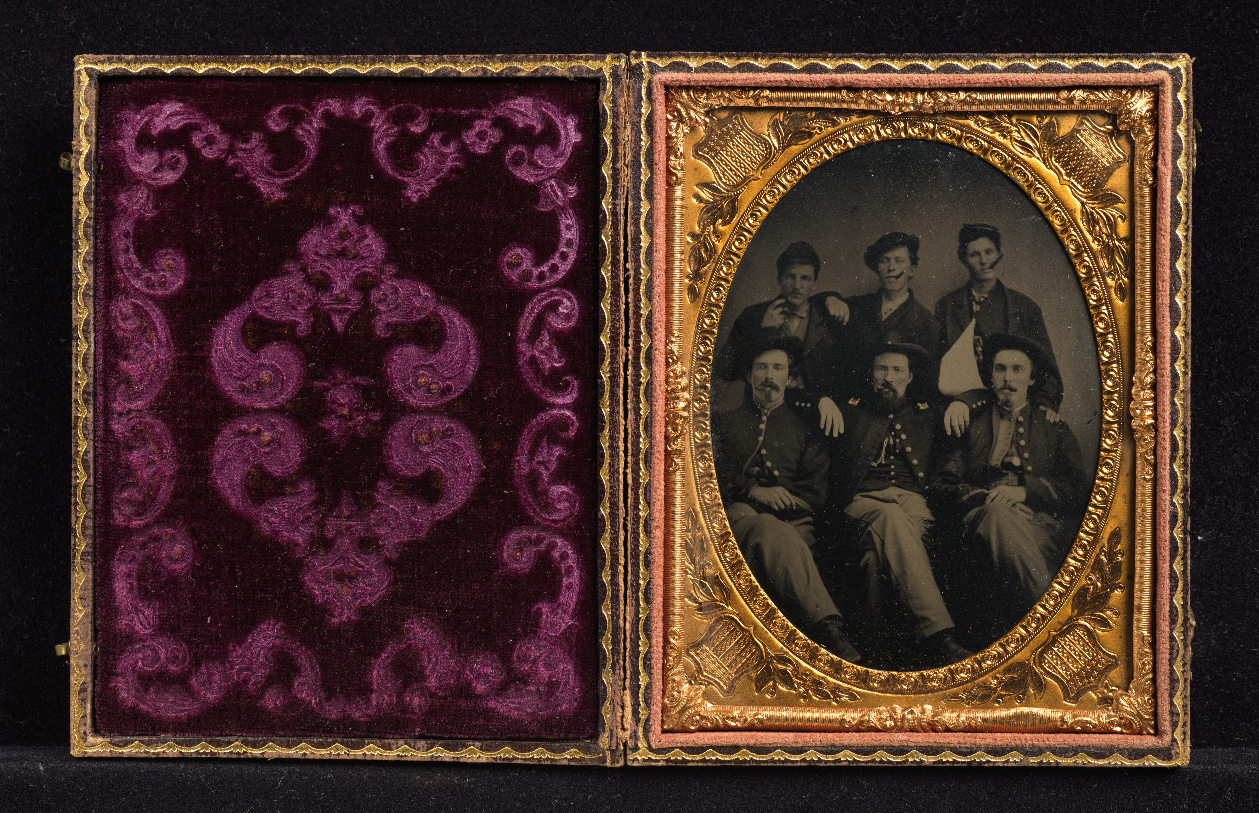 [Six Union Civil War Soldiers in Studio]