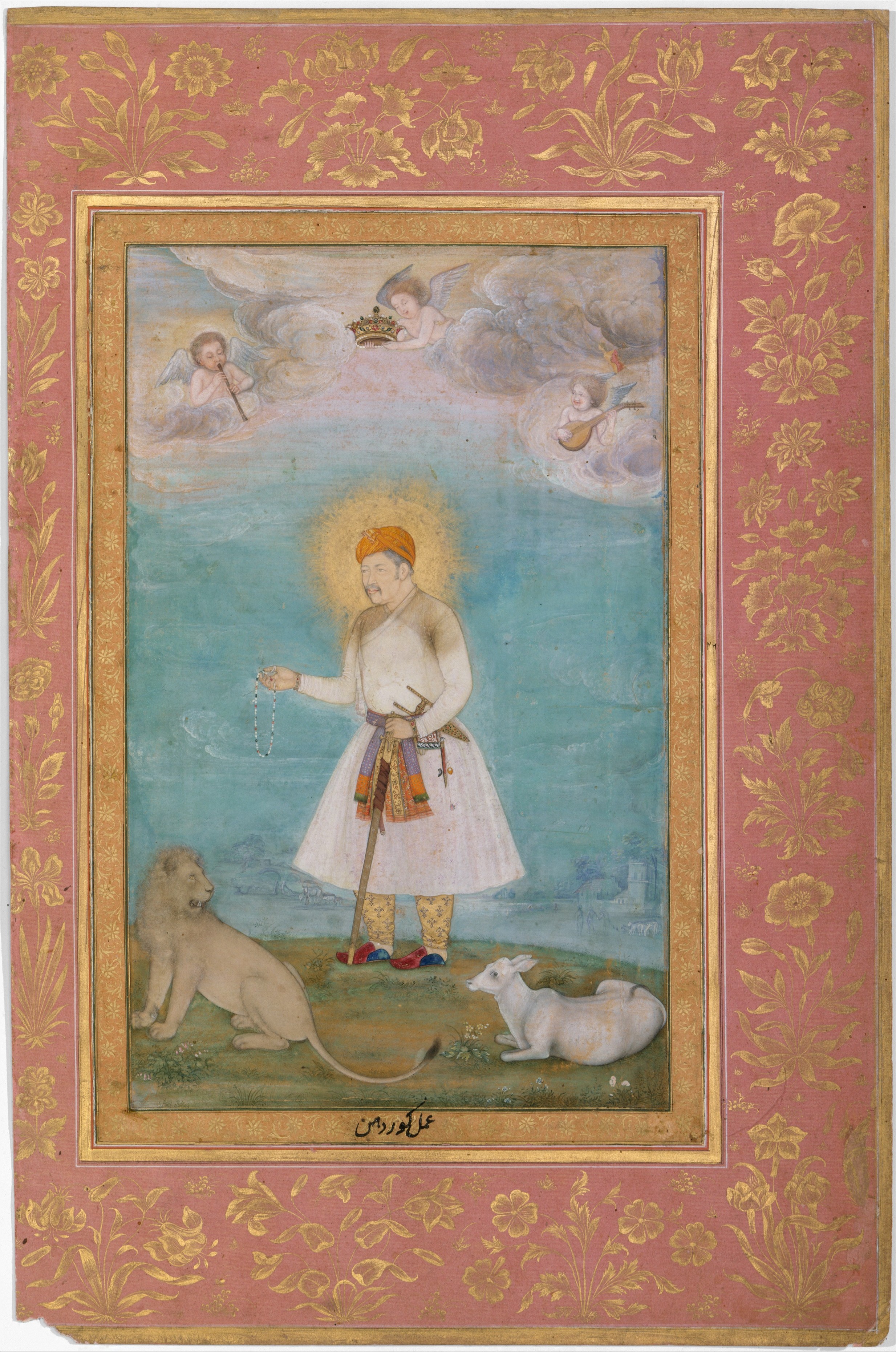 Krishna Lifting Mount Govardhan