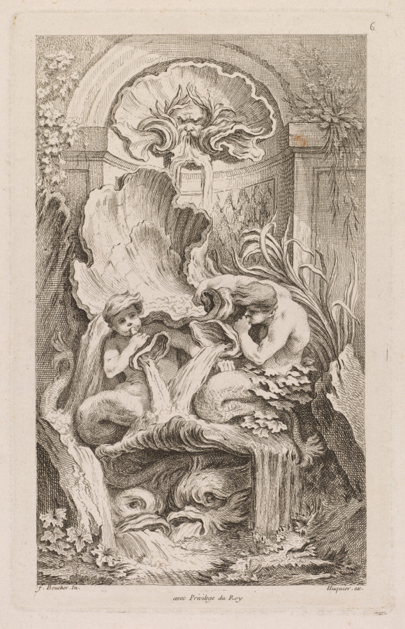 No. 6: Fountain with Two Tritons Blowing Conch Shells