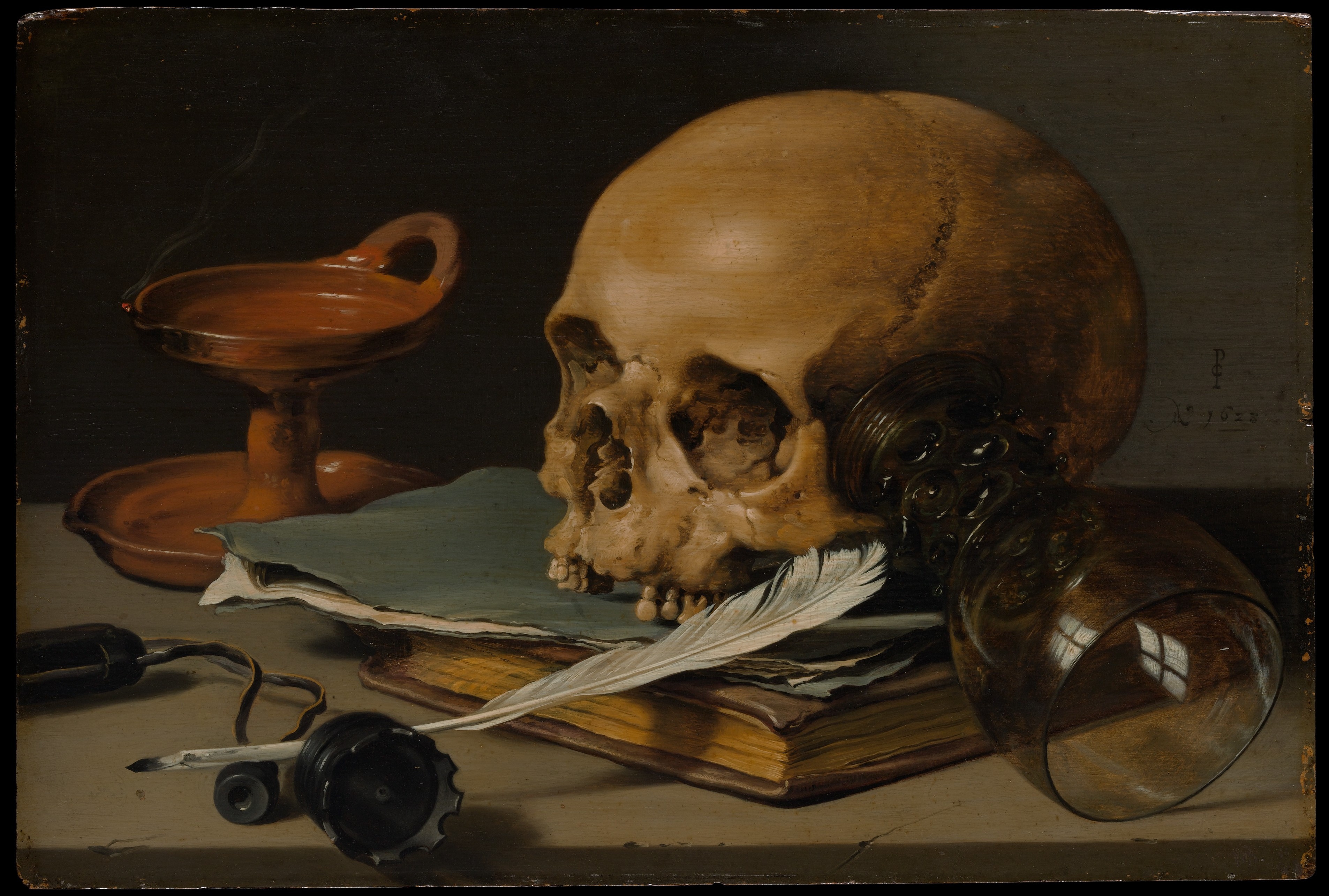 Vanitas Still Life with the Spinario