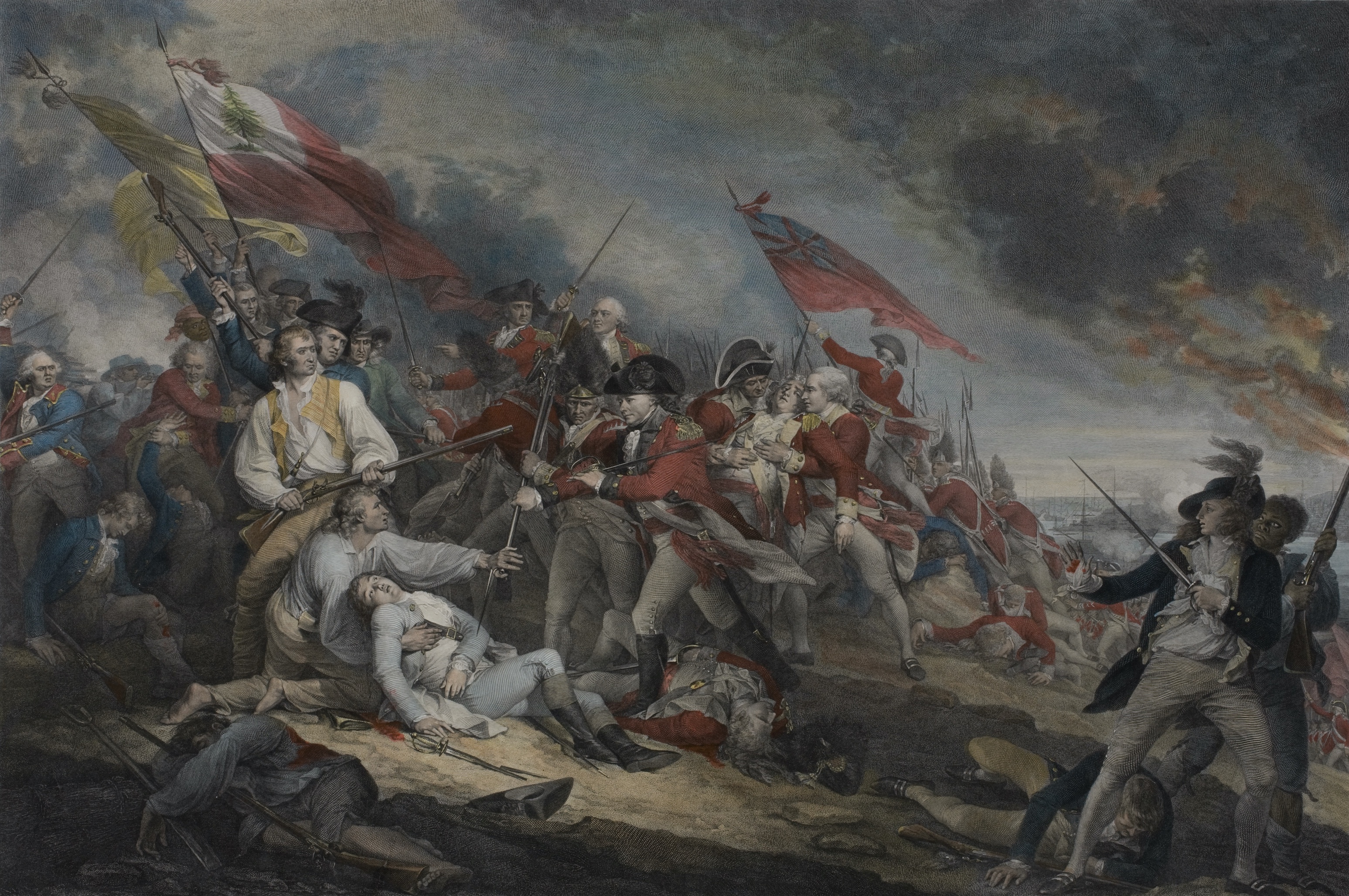 The Death of General Warren at the Battle of Bunker Hill