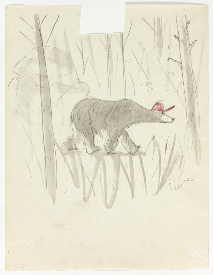 "Bear with Hunter's Cap"