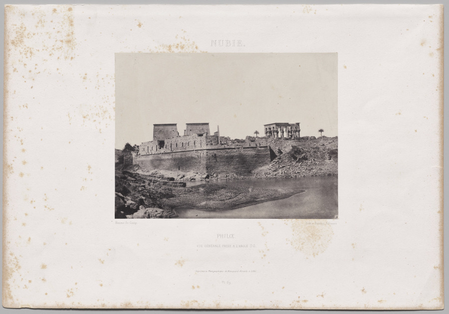 Vue générale prise à l'angle sud-ouest, Philoe